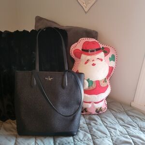 Kate Spade GLITTER Black Tote Bag Sparkly!